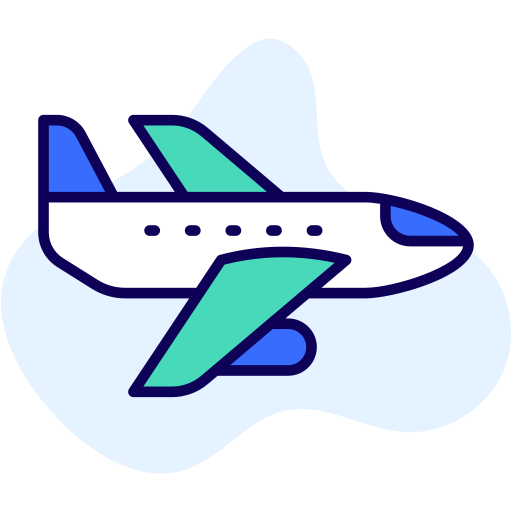 Airplane Generic color lineal-color icon