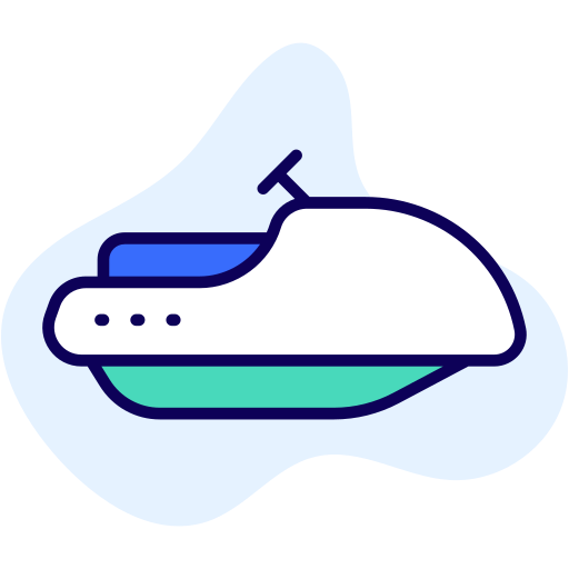 Jet ski Generic color lineal-color icon