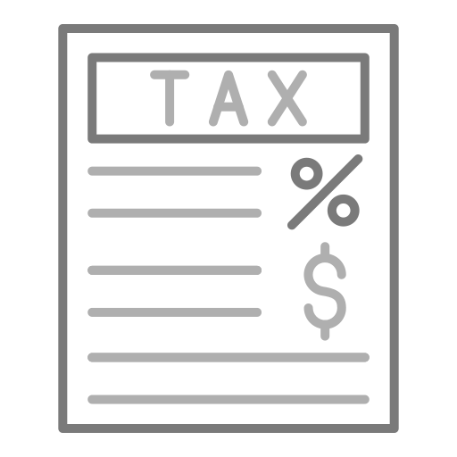 belastingen Generic color outline icoon