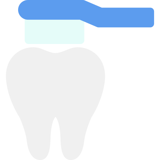 cepillo de dientes Generic color fill icono