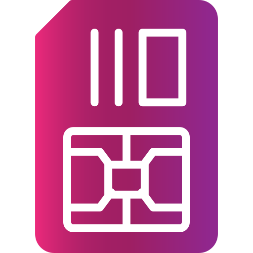 sim karte Generic gradient fill icon