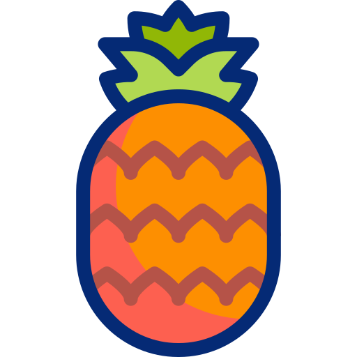 ananas Basic Accent Lineal Color icon