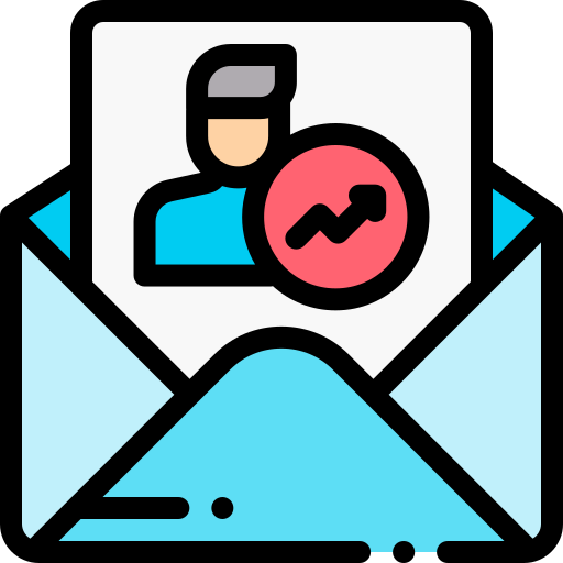 Mail Detailed Rounded Lineal color icon