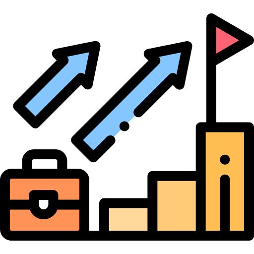 Growth Detailed Rounded Lineal color icon
