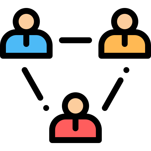 팀 Detailed Rounded Lineal color icon