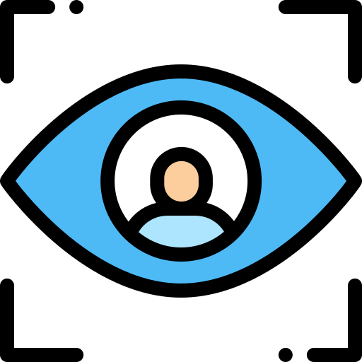 눈 Detailed Rounded Lineal color icon