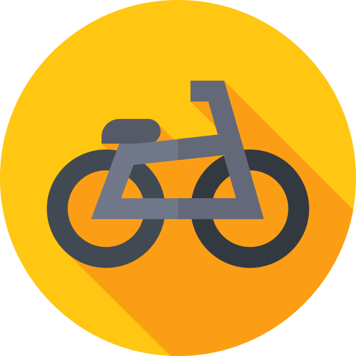 自転車 Flat Circular Flat icon