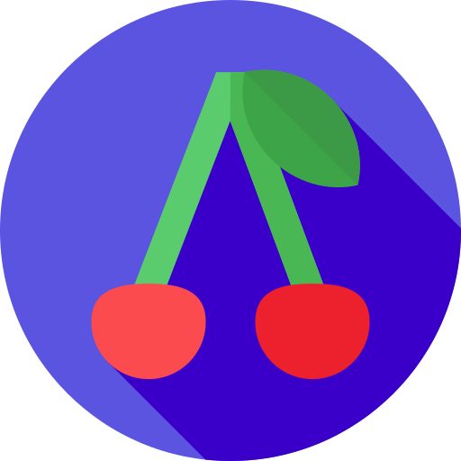 Cereza Flat Circular Flat icono
