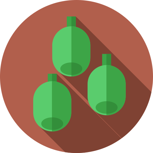 Olives Flat Circular Flat icon