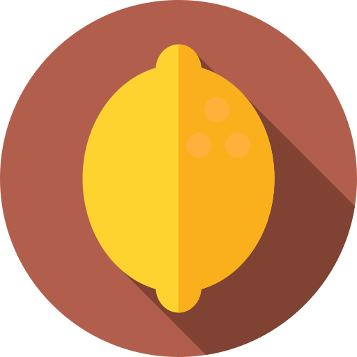 limone Flat Circular Flat icona