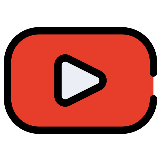 youtube Generic color lineal-color icono