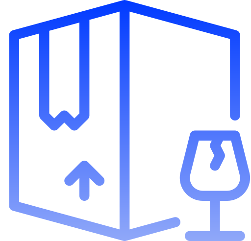 frágil Generic gradient outline icono