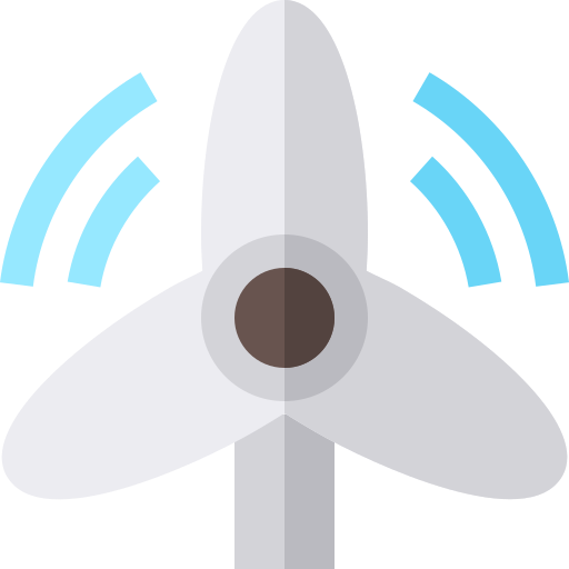 windenergie Basic Straight Flat icon