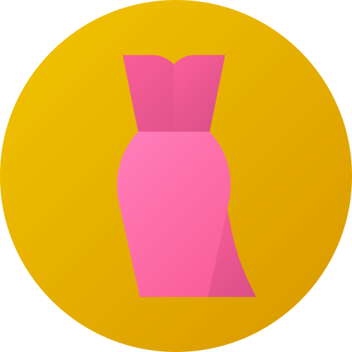 jurk Flat Circular Gradient icoon