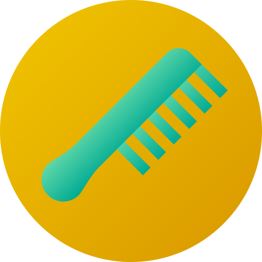 Comb Flat Circular Gradient icon