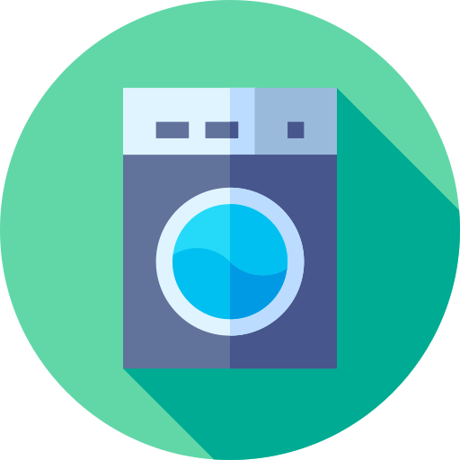 세탁기 Flat Circular Flat icon