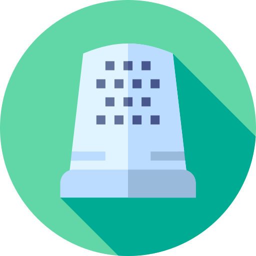 Thimble Flat Circular Flat icon