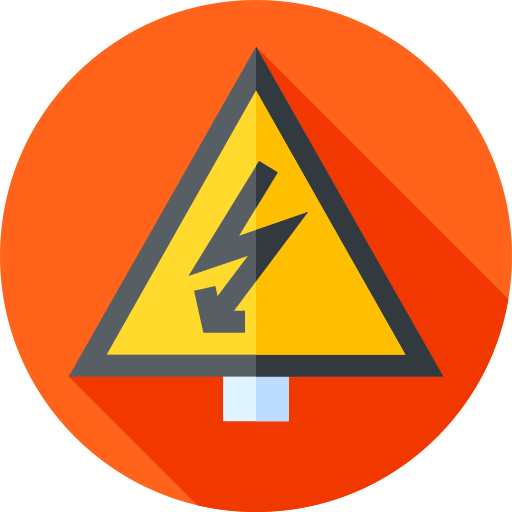 Danger Flat Circular Flat icon