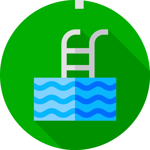piscina Flat Circular Flat icona