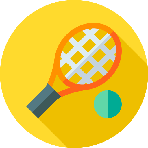Tennis Flat Circular Flat icon