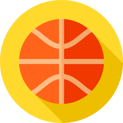 Baloncesto Flat Circular Flat icono
