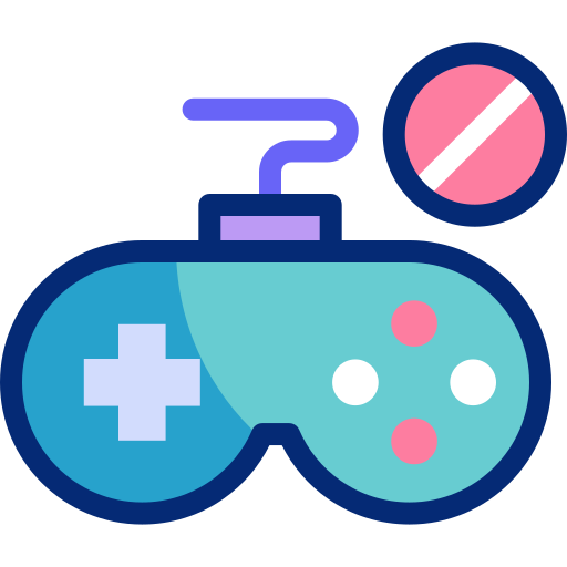 controller di gioco Basic Accent Lineal Color icona