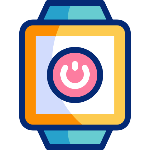 Smartwatch Basic Accent Lineal Color icon