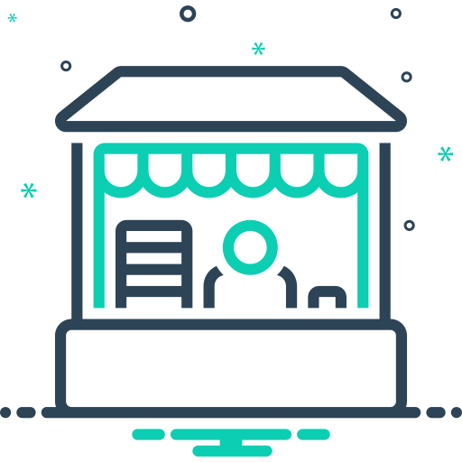 mercado Generic outline icono