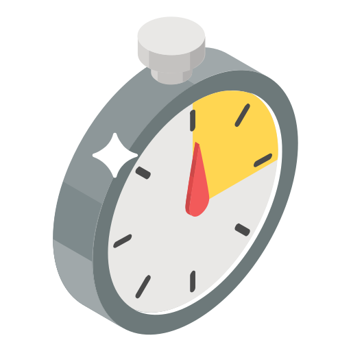stopwatch Generic Isometric icoon