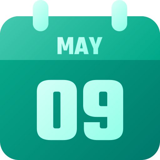 May 9 Generic gradient fill icon