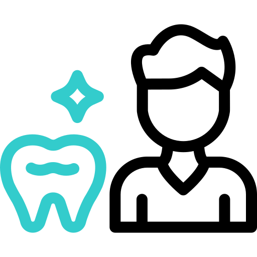 dentista Basic Accent Outline Ícone