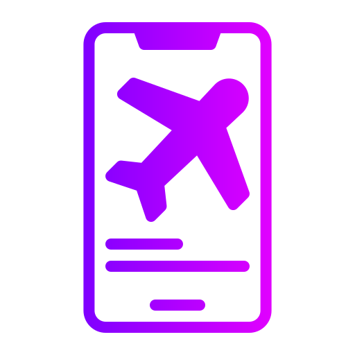 smartfon Generic gradient fill ikona