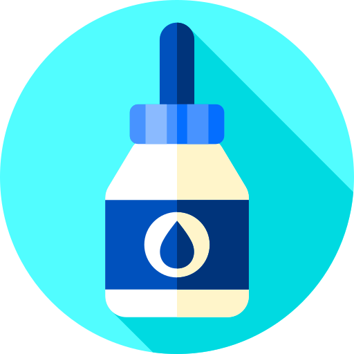 Ink bottle Flat Circular Flat icon