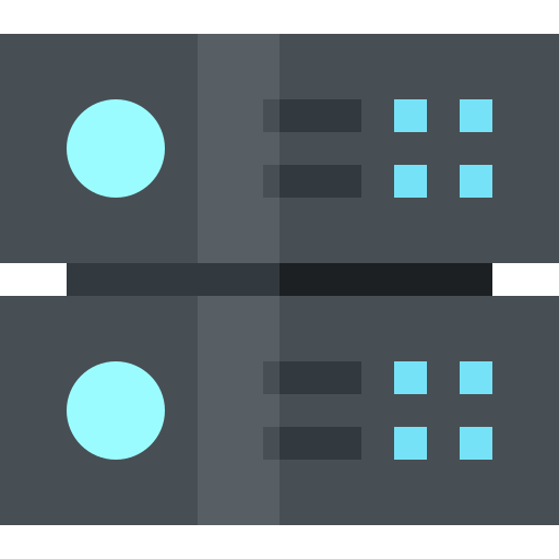 server Basic Straight Flat icon