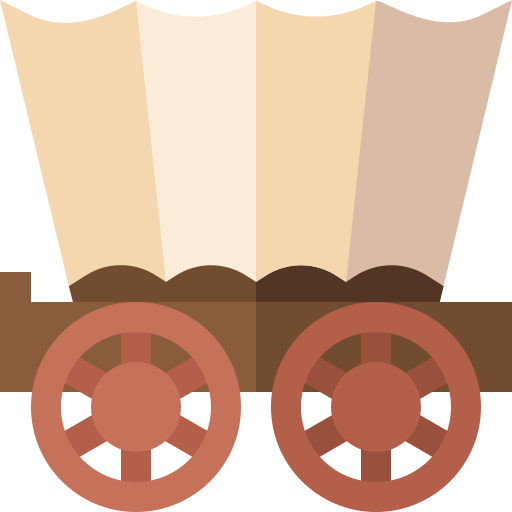 Wagon Basic Straight Flat icon