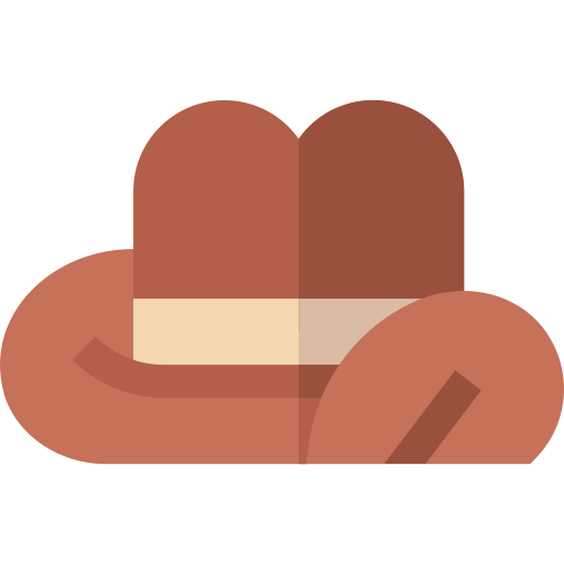 Sombrero Basic Straight Flat icono