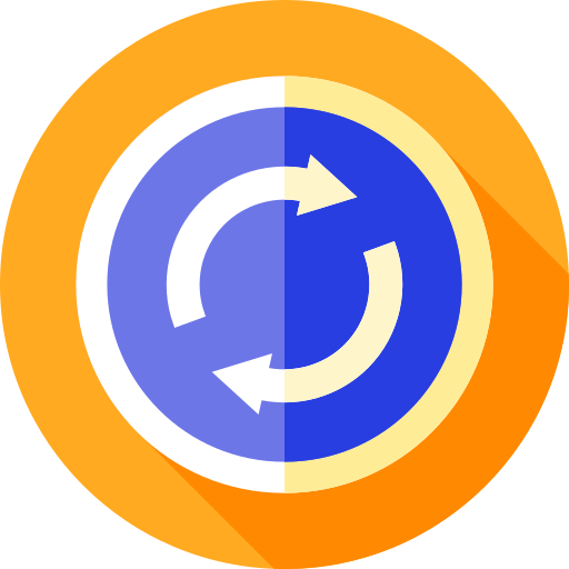 Loading Flat Circular Flat icon
