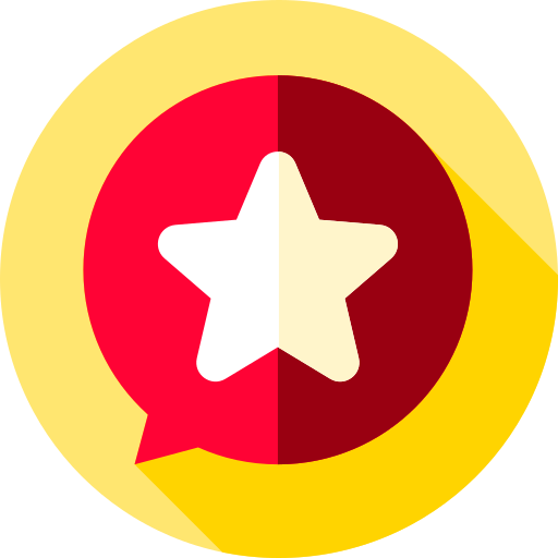 별 Flat Circular Flat icon