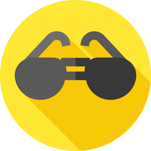sonnenbrille Flat Circular Flat icon