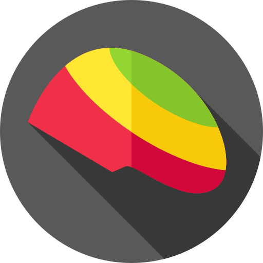 Sombrero Flat Circular Flat icono