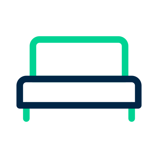 Bedroom Generic color outline icon