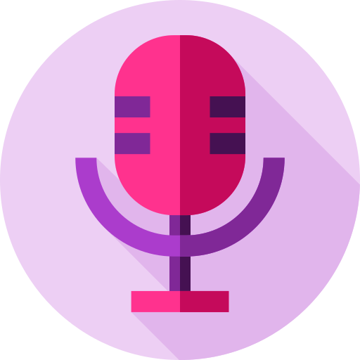 Microphone Flat Circular Flat icon