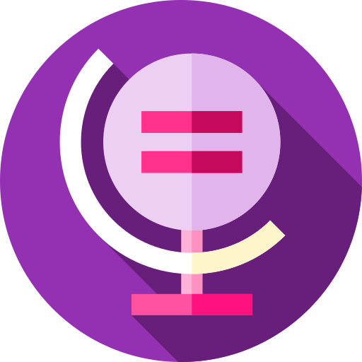 Equality Flat Circular Flat icon