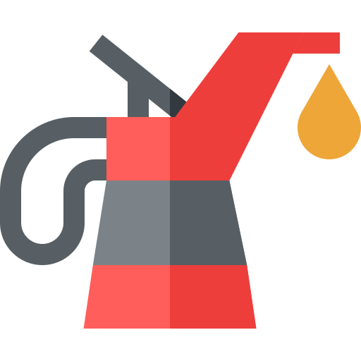 Oil Basic Straight Flat icon