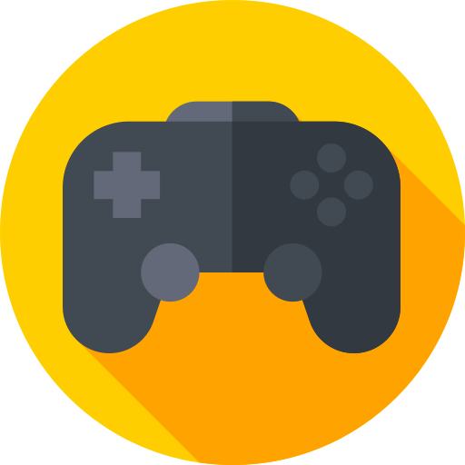 게임 패드 Flat Circular Flat icon