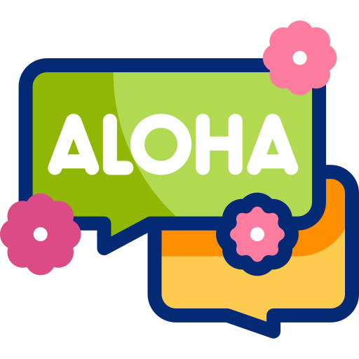 aloha Basic Accent Lineal Color Ícone