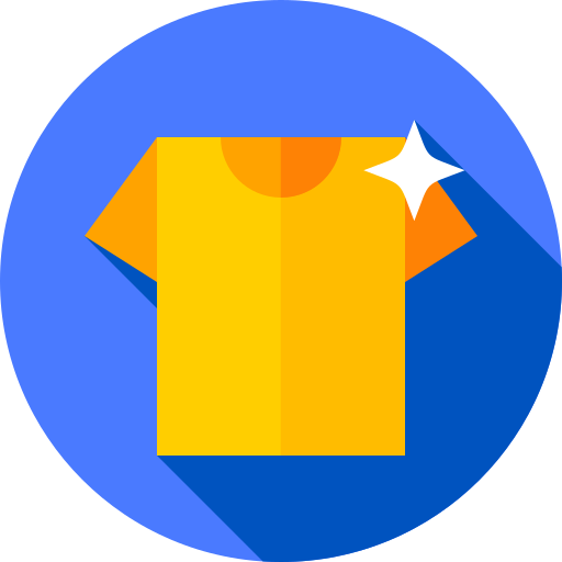t-shirt Flat Circular Flat icoon