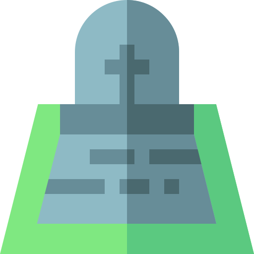 Tomb Basic Straight Flat icon