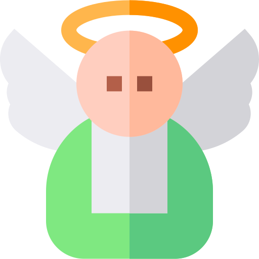 anioł Basic Straight Flat ikona