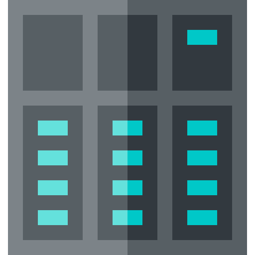 Air conditioner Basic Straight Flat icon